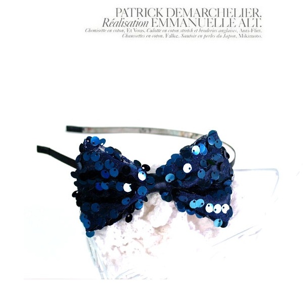 Female pin chiffon &amp spunky hair band Cody Gudi