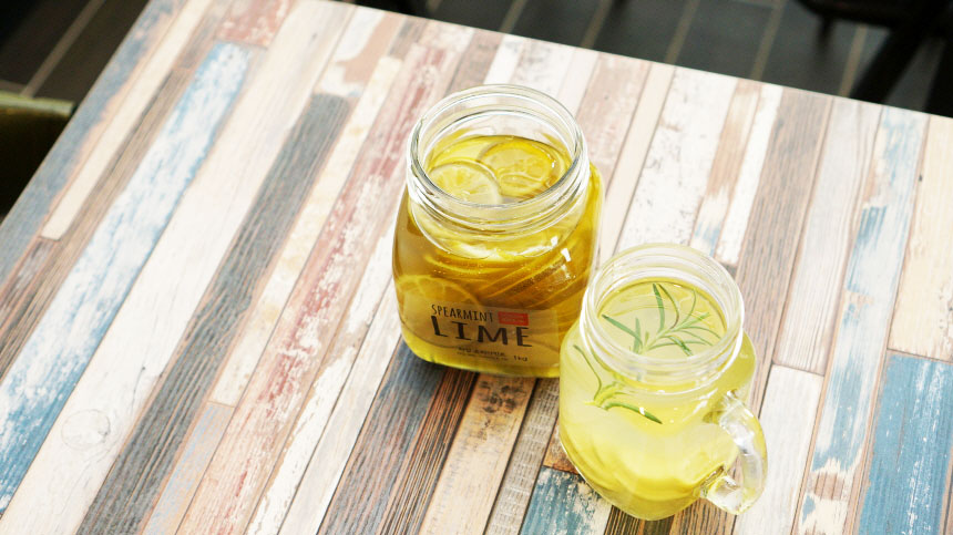 NEW HONEY CITRON TEA Lemon blue fruit