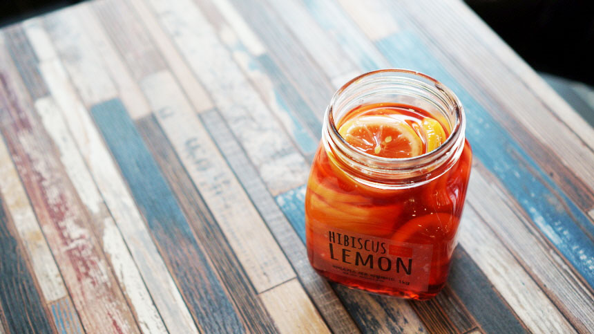 NEW HONEY CITRON TEA Lemon blue fruit