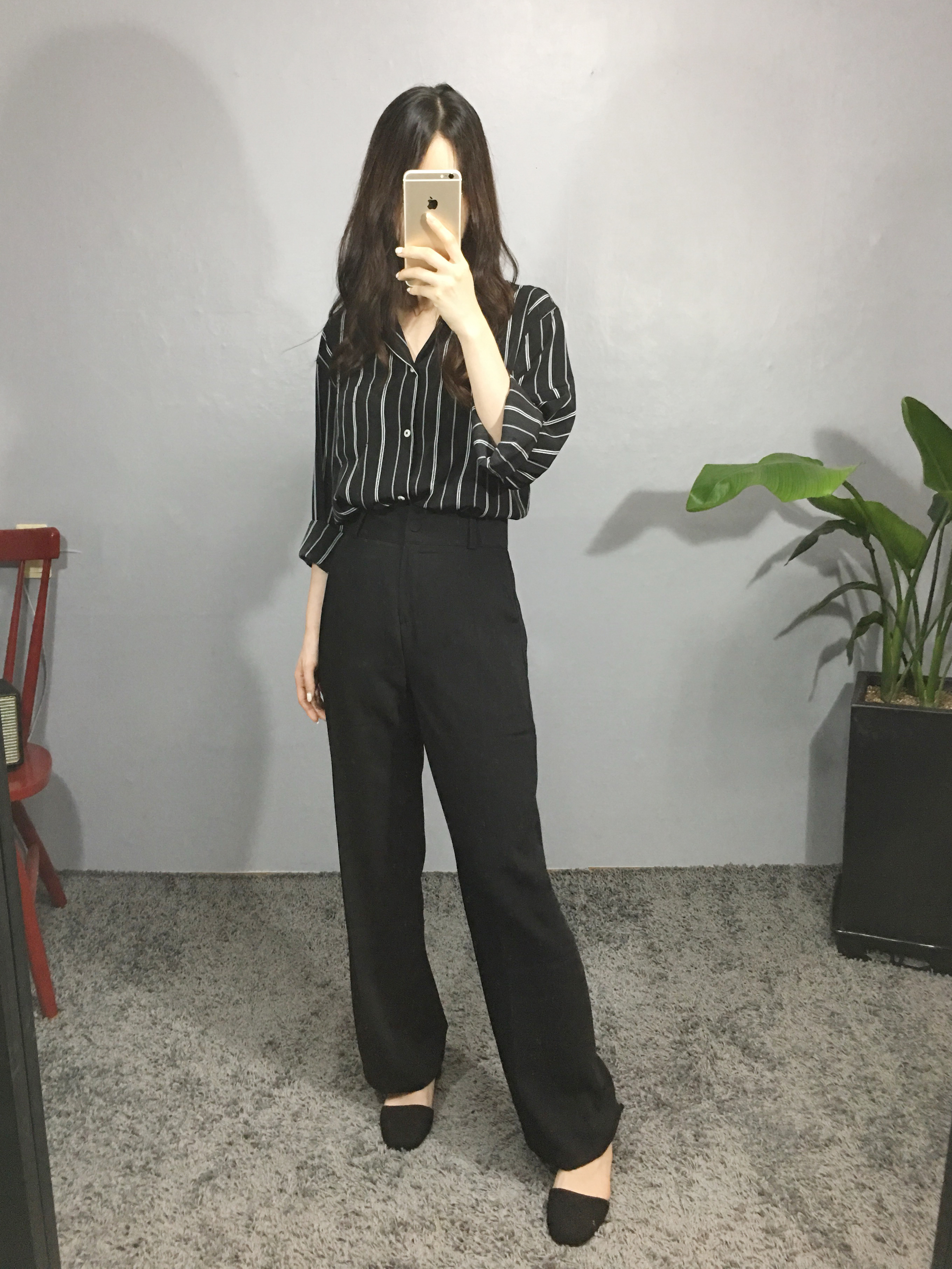 New Women's Pants High Waist Wide Women Slacks 