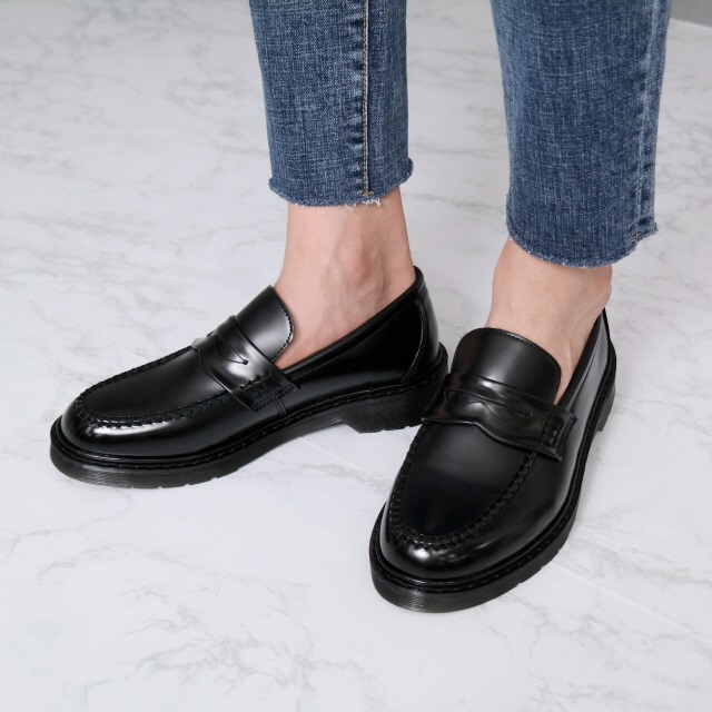 New Men's Dress Shoes High-heeled leather penny