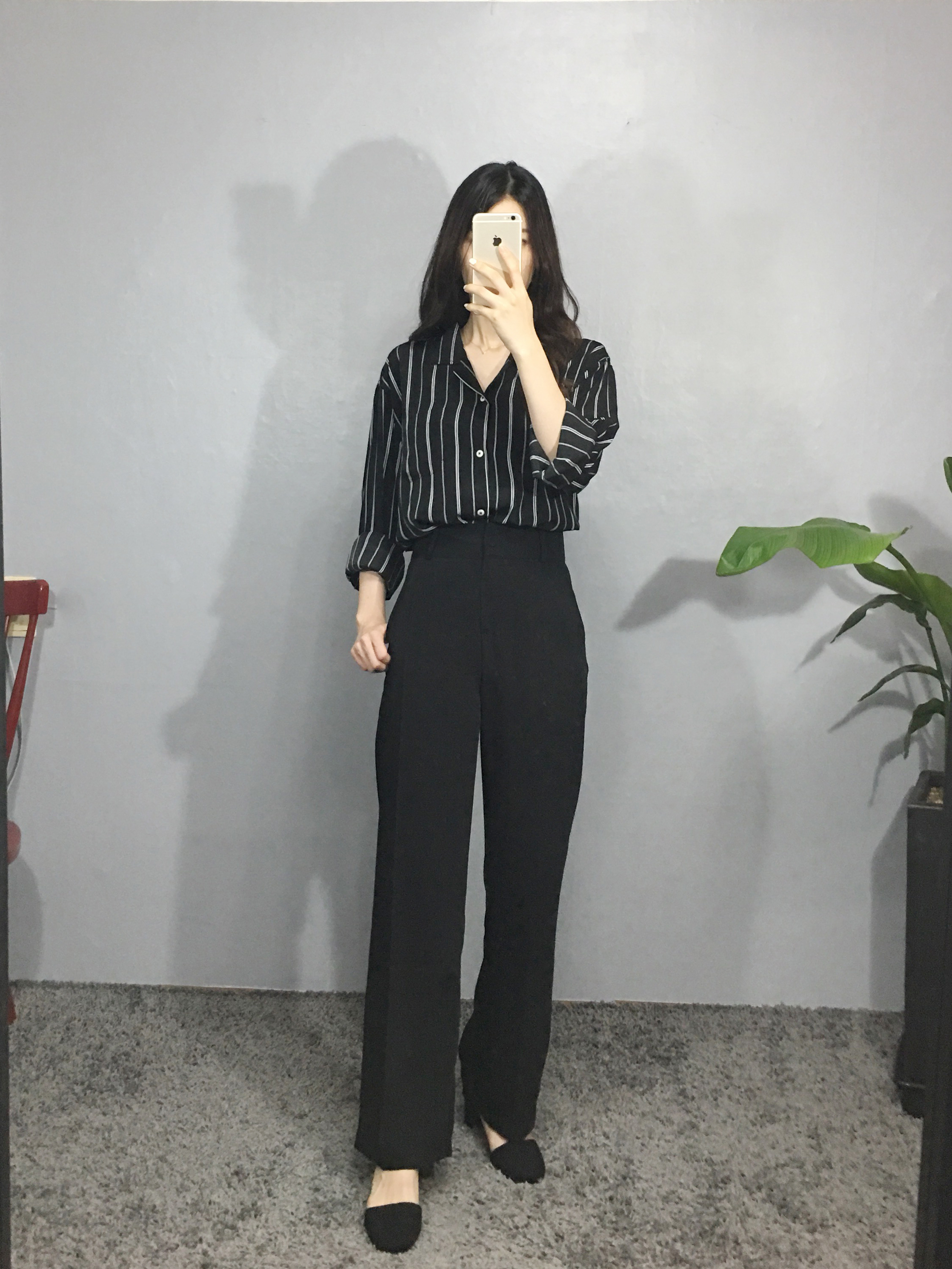 New Women's Pants High Waist Wide Women Slacks 