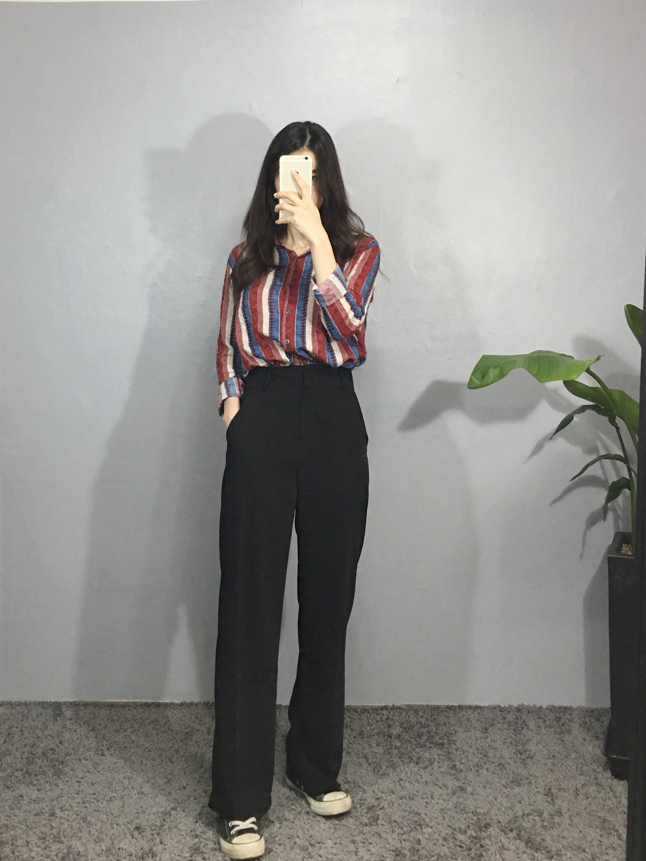 New Women's Pants High Waist Wide Women Slacks 