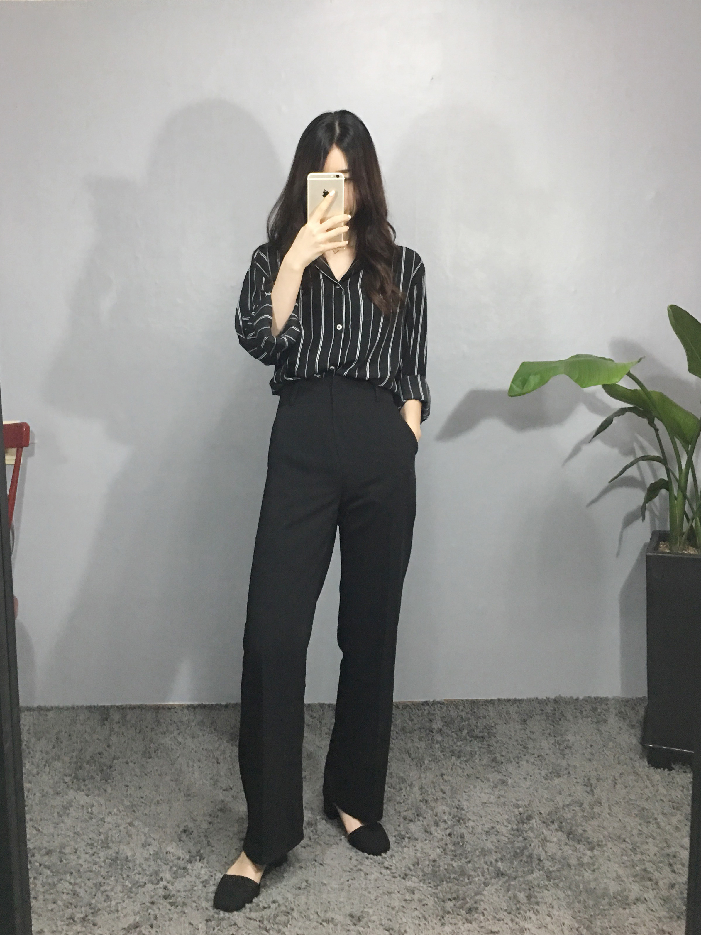 New Women's Pants High Waist Wide Women Slacks 