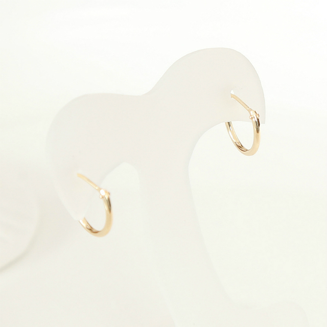 One-touch earrings 14K ring student simple 20 ladi