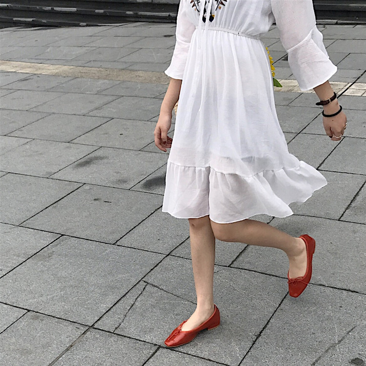 NEW FASHION LADY GIRL DRESS summer embroidered pat