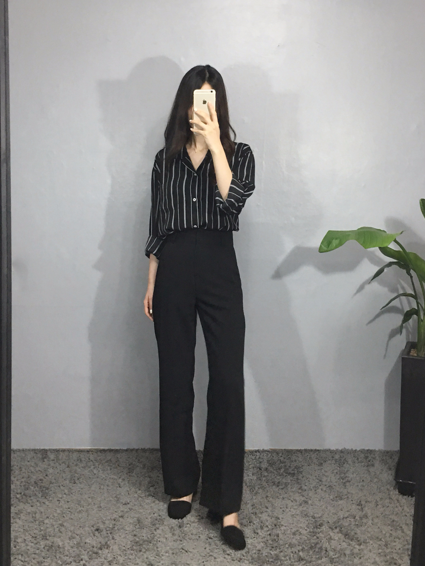 New Women's Pants High Waist Wide Women Slacks 