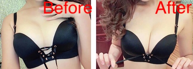 New corset off shoulder bra black, fleshy women