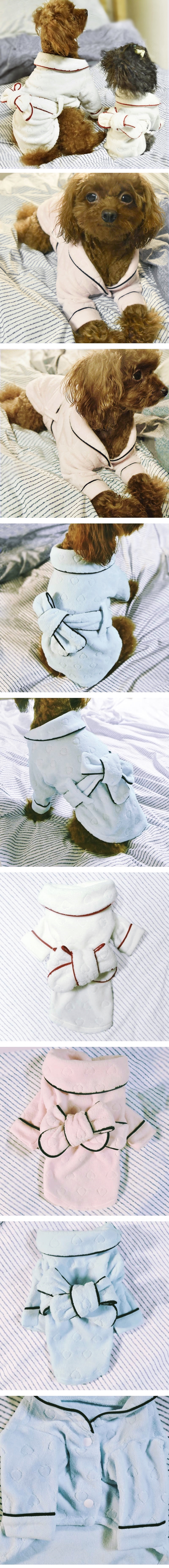 NEW DOG FASHION mini-pinny puppy robe collar Coupl