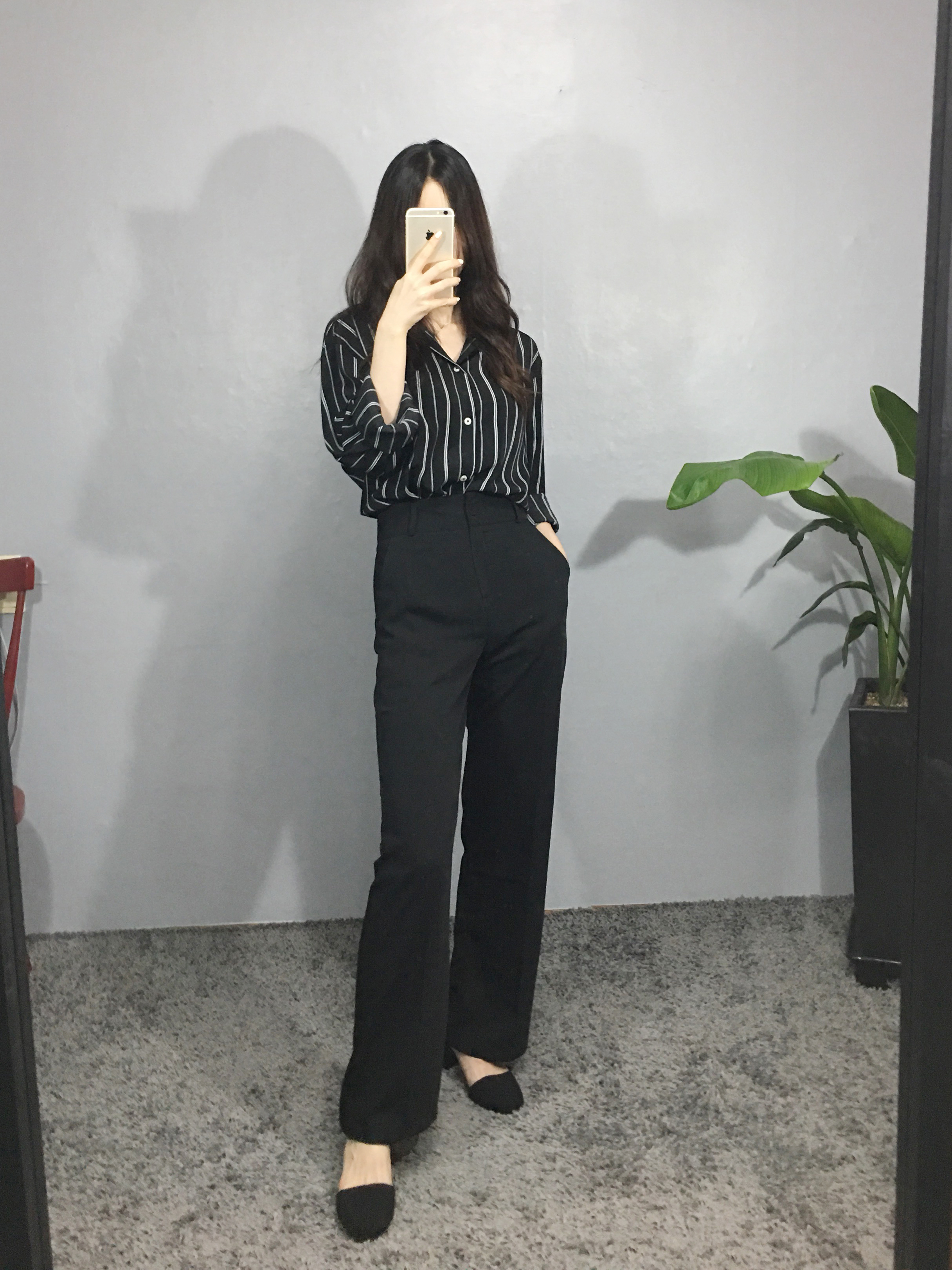 New Women's Pants High Waist Wide Women Slacks 