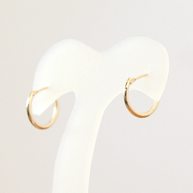 One-touch earrings 14K ring student simple 20 ladi