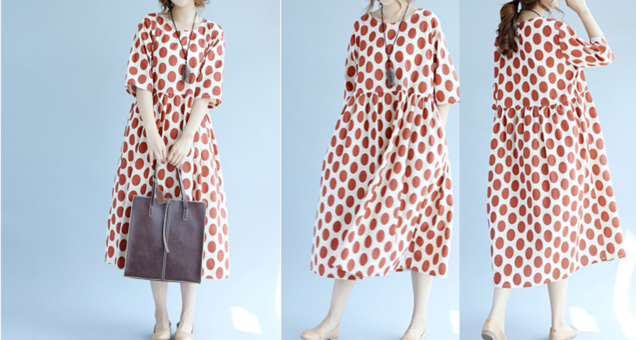 NEW FASHION LADY GIRL DRESS Big Size Spring + Summ