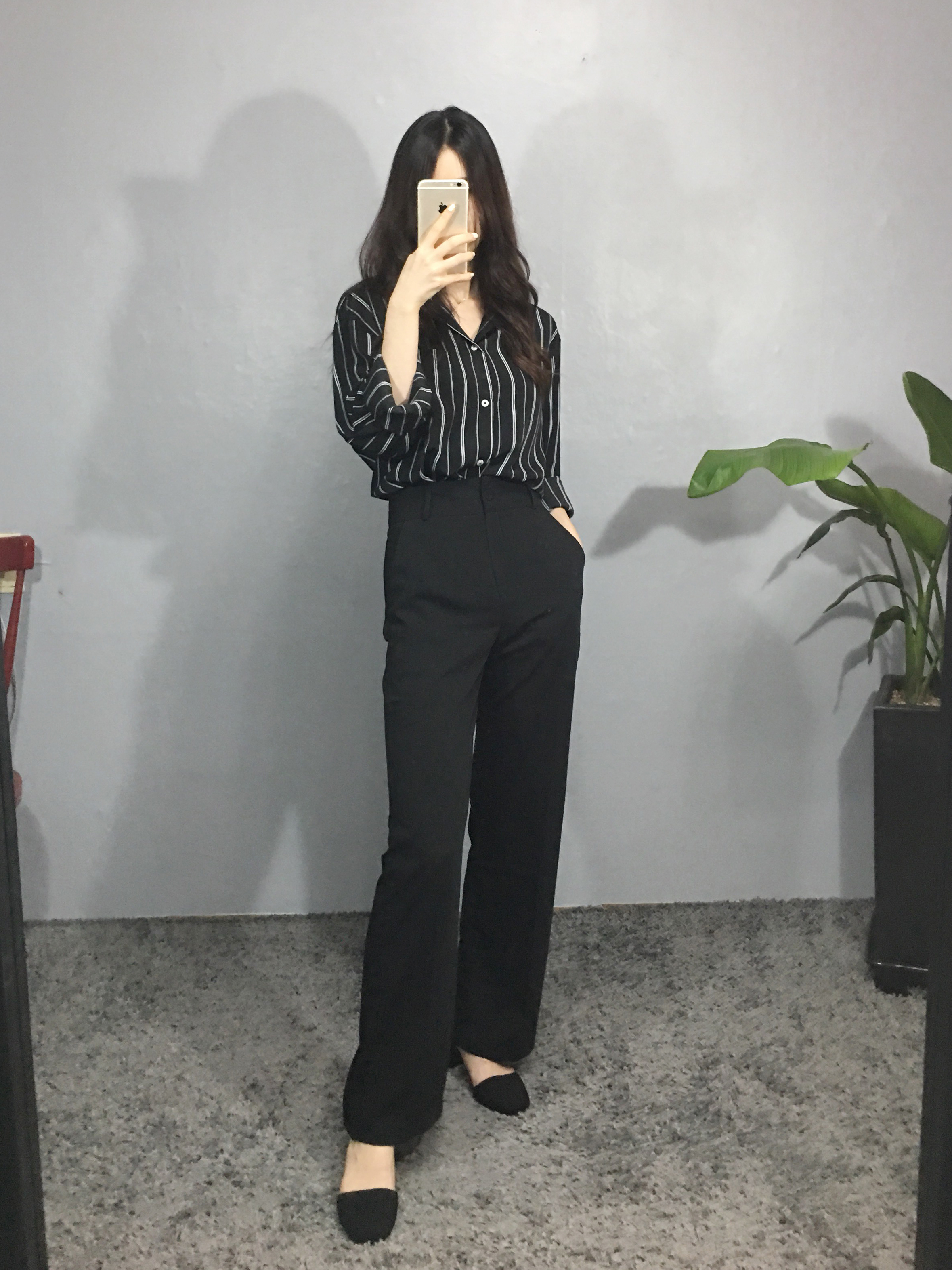 New Women's Pants High Waist Wide Women Slacks 