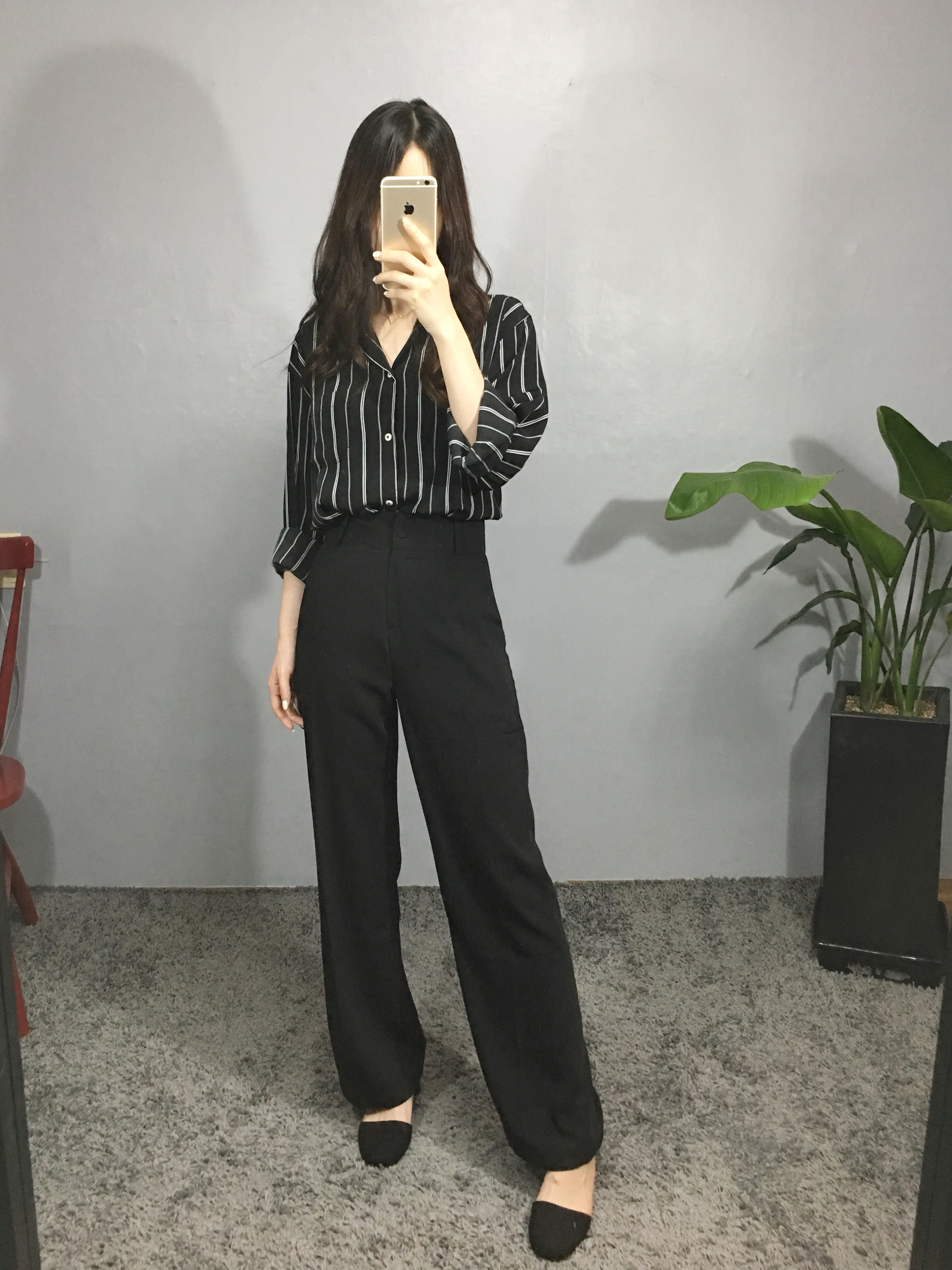 New Women's Pants High Waist Wide Women Slacks 