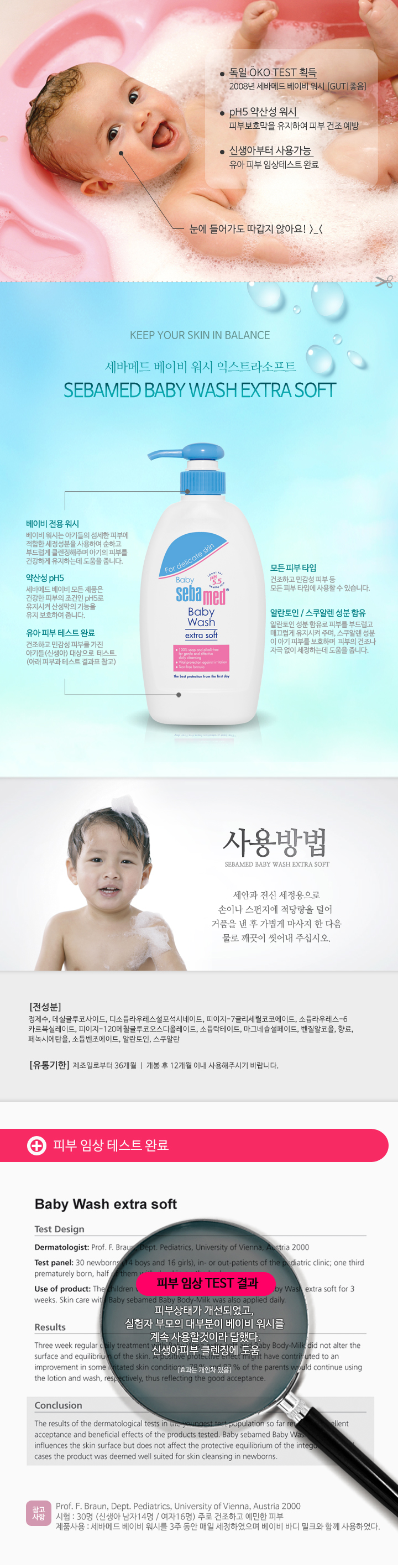 Sebamed Baby Lotion 200ml Baby Wash Body Milk