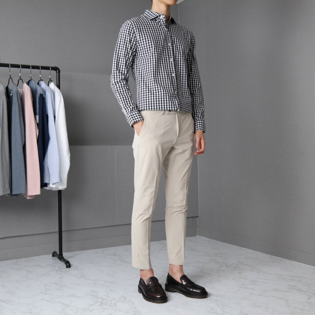 New Men's Dress Shoes High-heeled leather penny