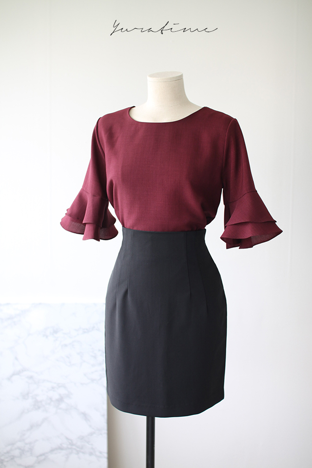 NEW FASHION LADY GIRL Blouse Feminine Frilly Blous