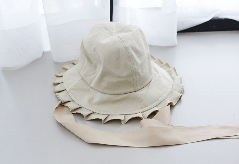 Women Sun Hats Pleat Ribbon Buckets Hat Women's