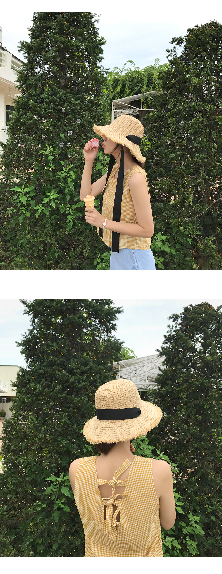 Women Sun Hats A0037 Reason Raffia Hat Hyo-ri's