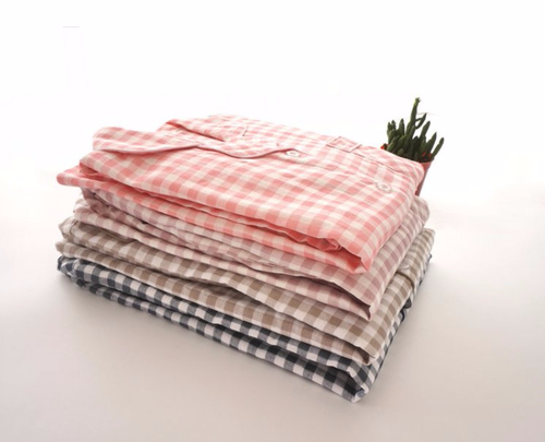 New Winter Check Pajamas Couple Pajamas Banti Part