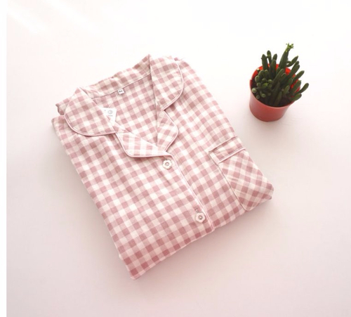 New Winter Check Pajamas Couple Pajamas Banti Part