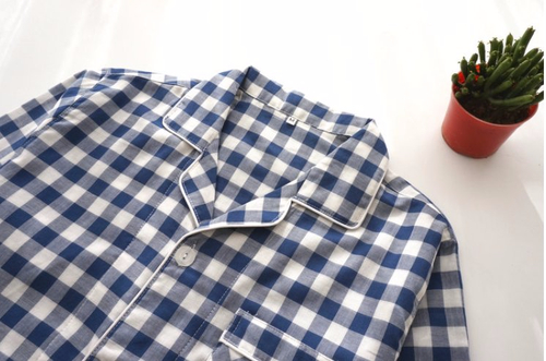 New Winter Check Pajamas Couple Pajamas Banti Part