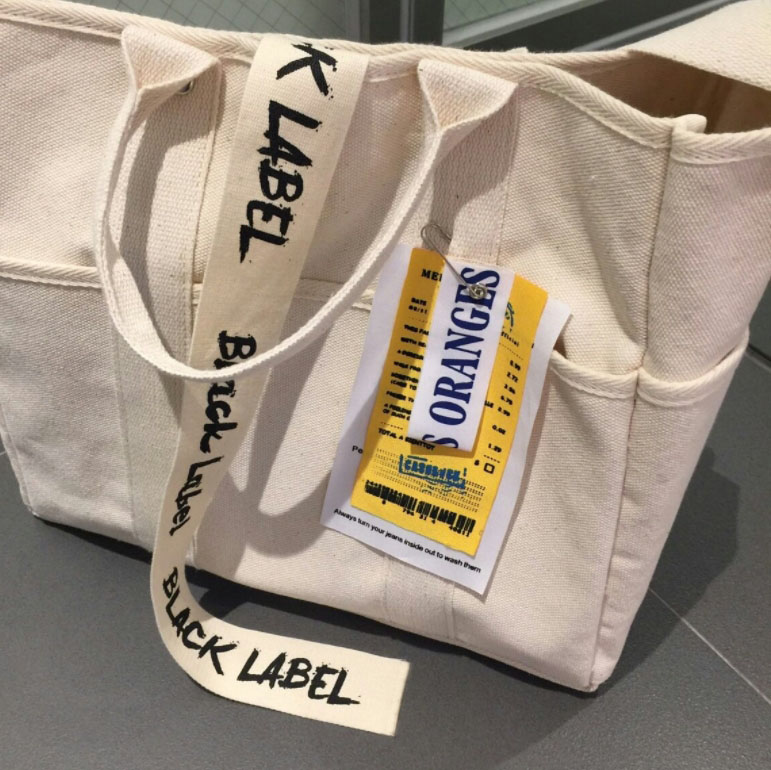 New Women's Bags Black Label Big Back Tote ab C