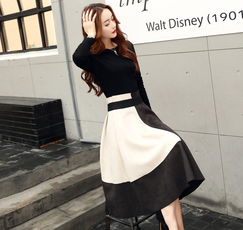 Two-piece set 2color Women Women's dress 20s fa