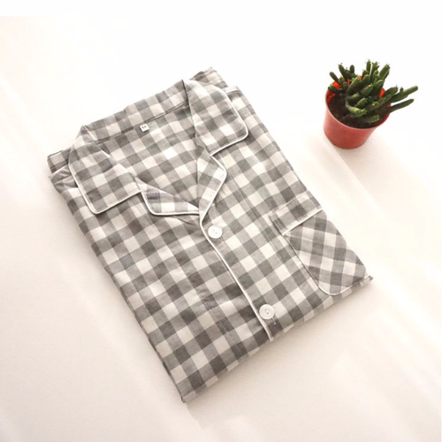 New Winter Check Pajamas Couple Pajamas Banti Part