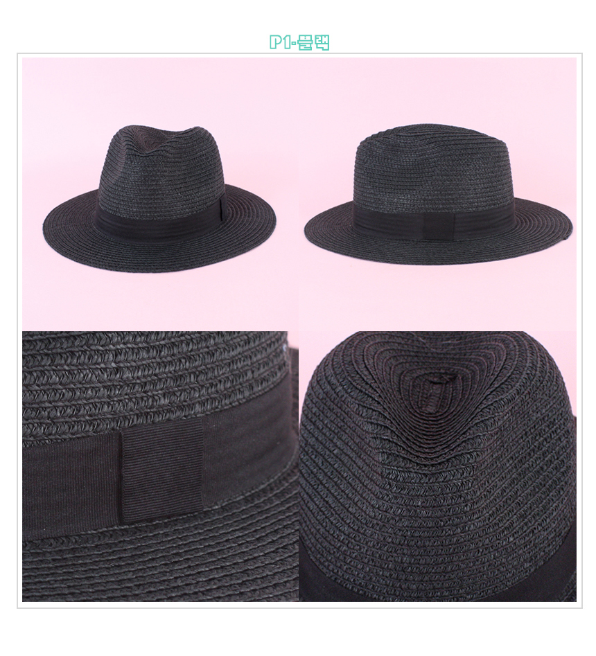 New Women's Hat Panama Hat Summer Fedora Woman 