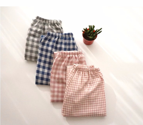 New Winter Check Pajamas Couple Pajamas Banti Part