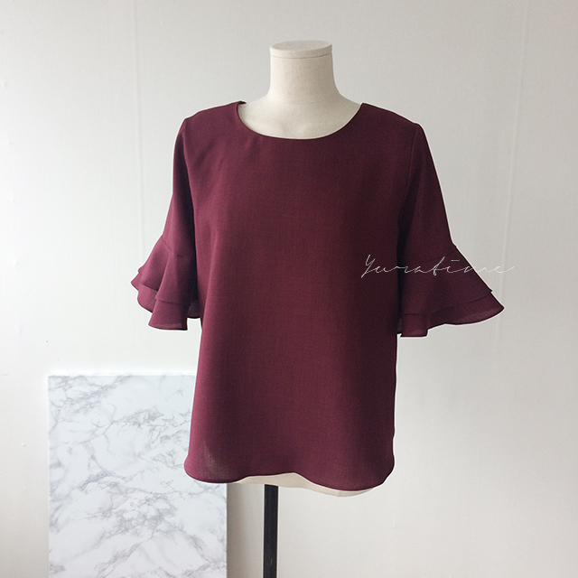 NEW FASHION LADY GIRL Blouse Feminine Frilly Blous