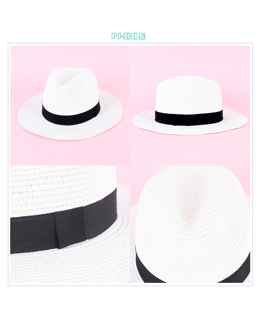 New Women's Hat Panama Hat Summer Fedora Woman 