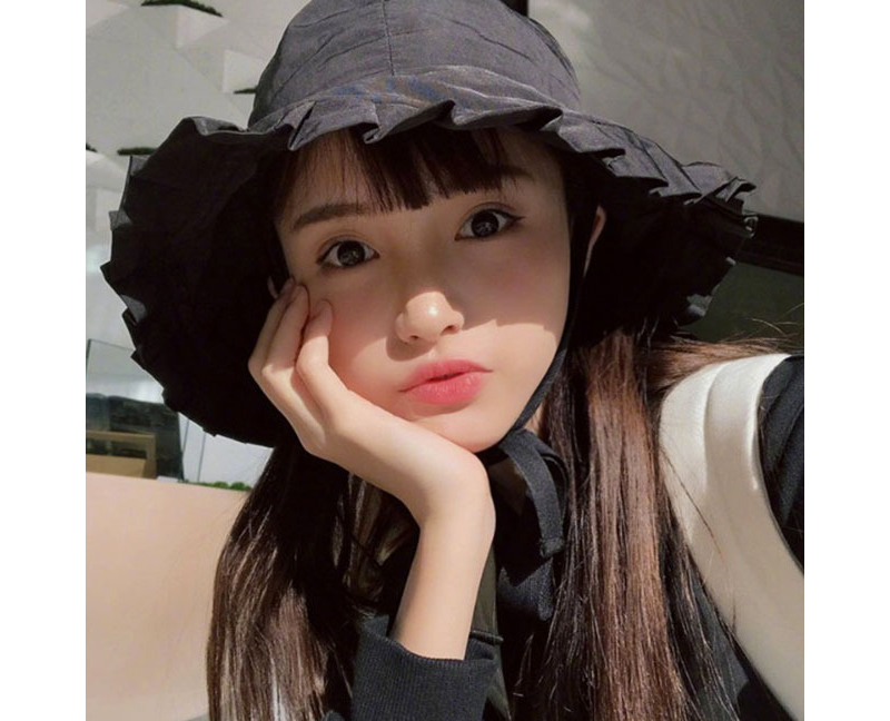 Women Sun Hats Pleat Ribbon Buckets Hat Women's