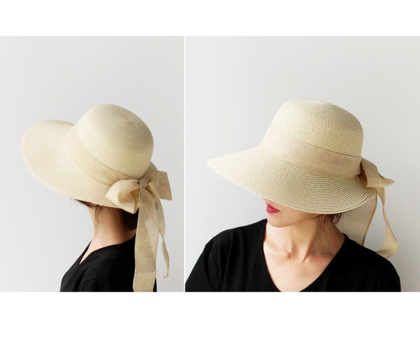 New Women's Hat Sera Women Summer Ribbon Hat Wo