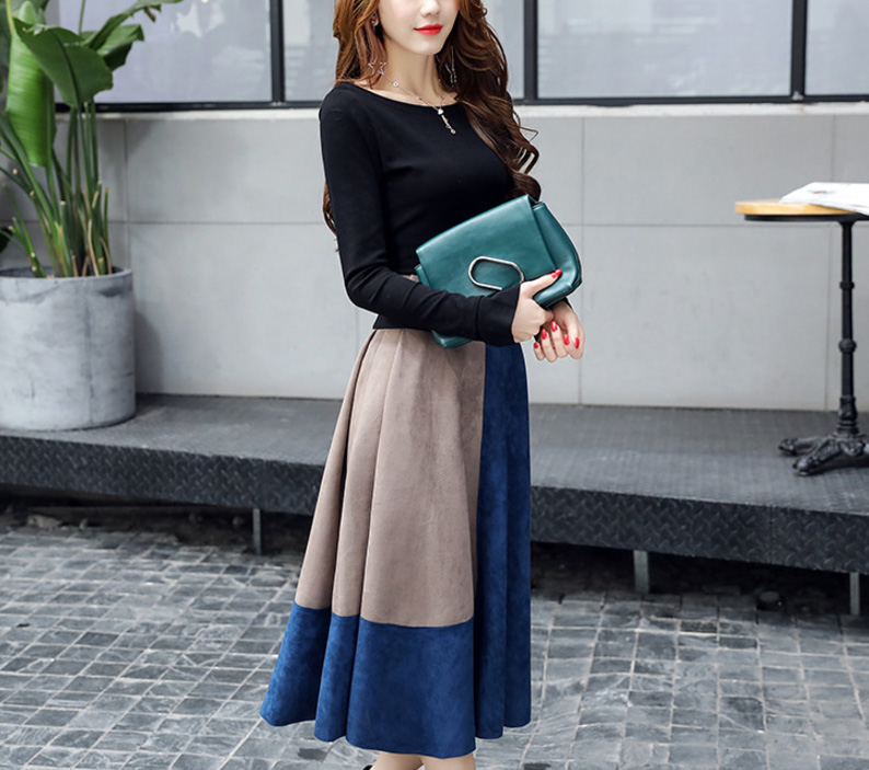 Two-piece set 2color Women Women's dress 20s fa