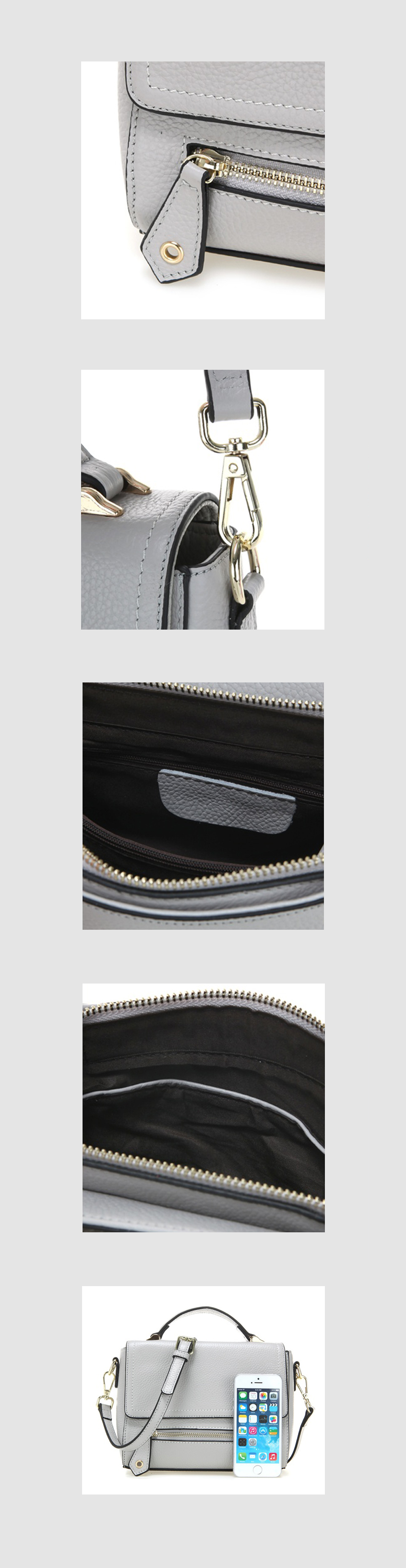 New CLOI Margaret magaret cowhide mini tote bag cr