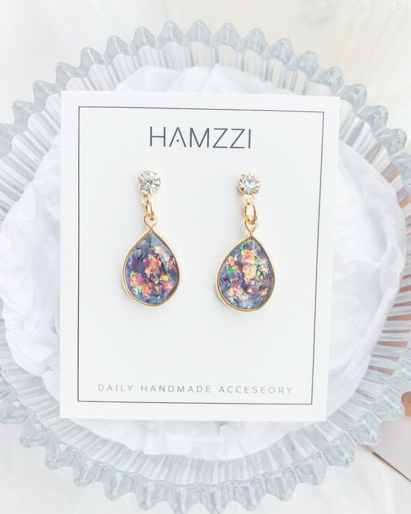 Rainbow Opal Earrings 20 Daylies Silver Earrings