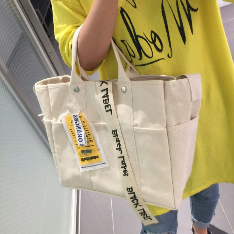 New Women's Bags Black Label Big Back Tote ab C