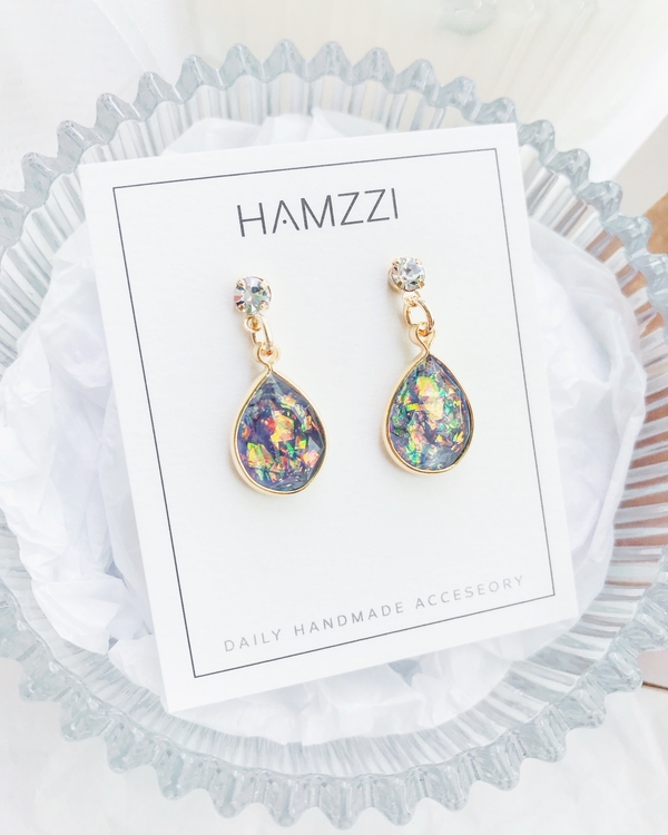 Rainbow Opal Earrings 20 Daylies Silver Earrings