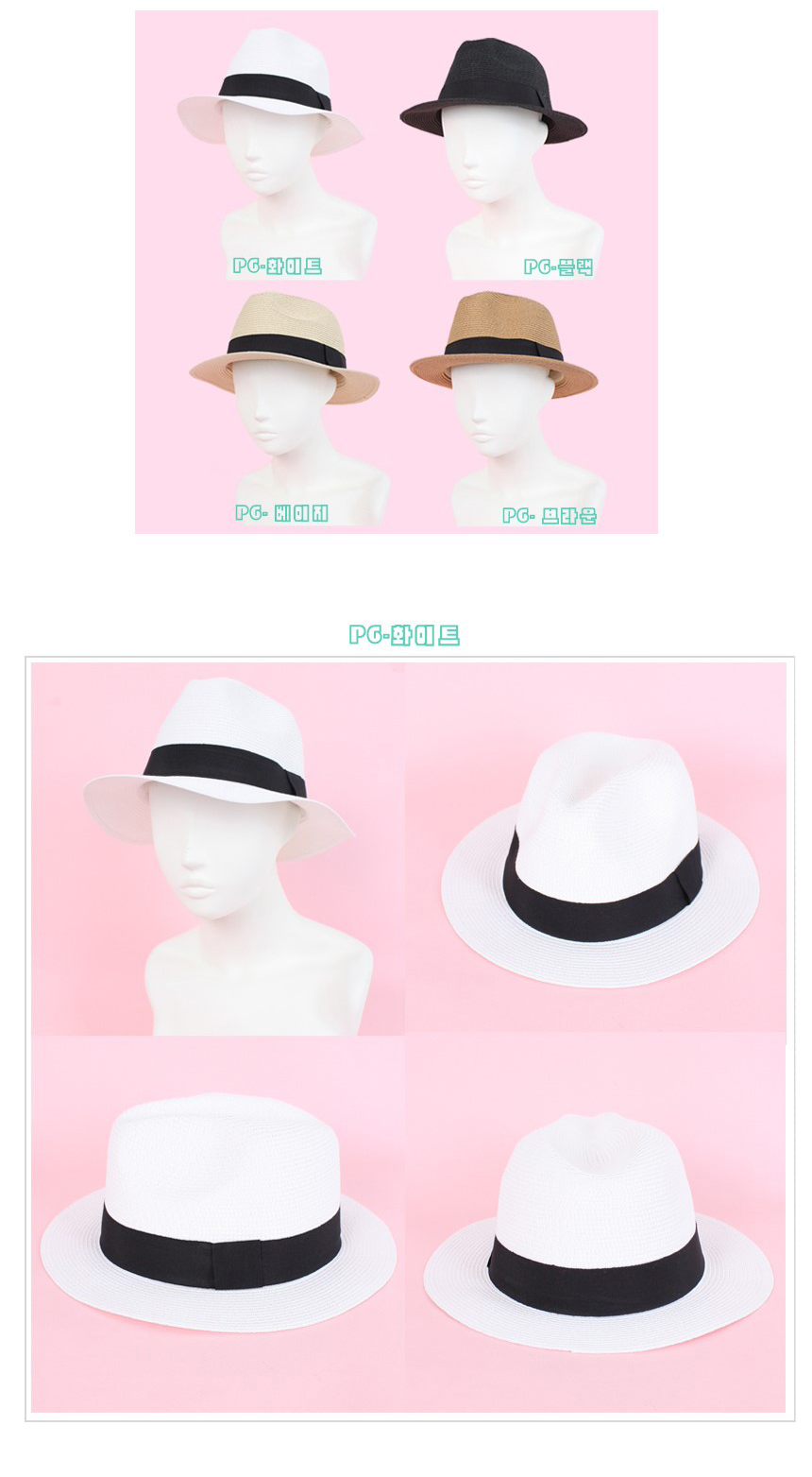 New Women's Hat Panama Hat Summer Fedora Woman 