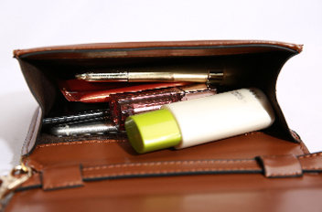 New Mini Square Tassel Cross Bag 2COL Leather Leat