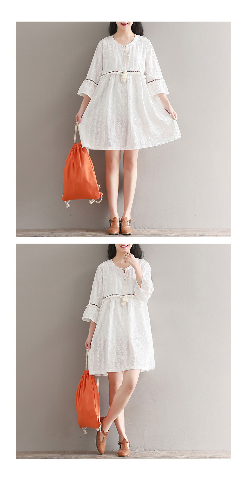 NEW FASHION LADY GIRL DRESS Tassel Flower Mini Dre