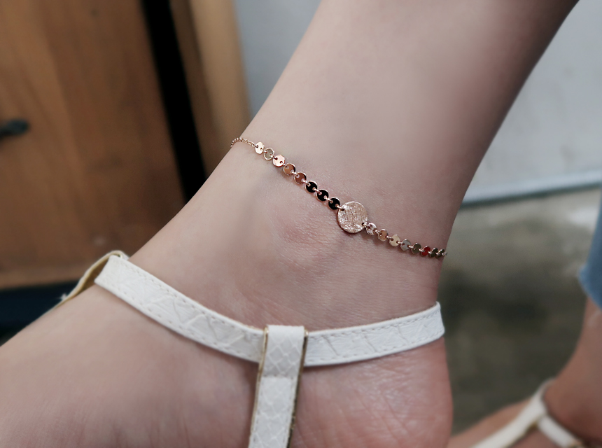 New Swing 18K simple coin Daily Valuchi wife anniv