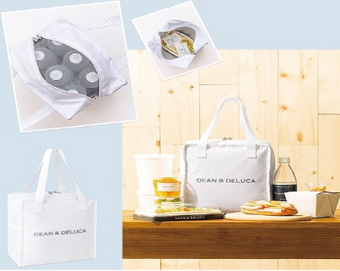Japan Dean &amp Deluca cooler bag 3 piece set GLOW