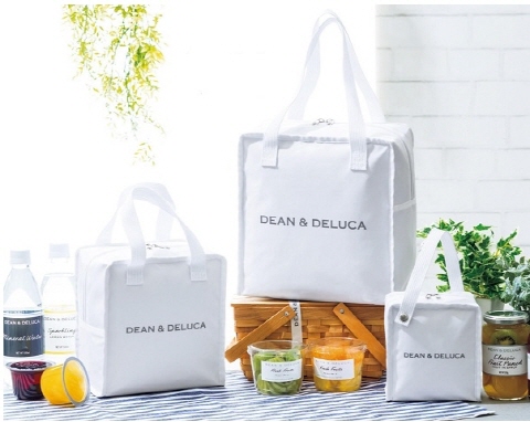 Japan Dean &amp Deluca cooler bag 3 piece set GLOW