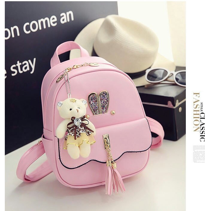 NEW CHILDREN BAG Rabbit Bear Backpack Imported Chi