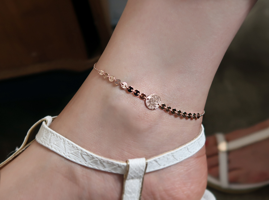 New Swing 18K simple coin Daily Valuchi wife anniv