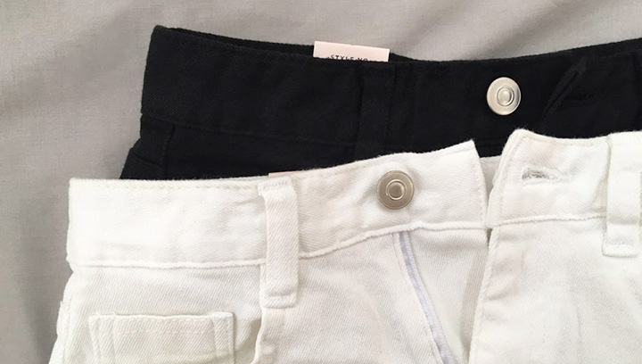 Women Jeans Pants Unwrought High Waist Shorts Shor