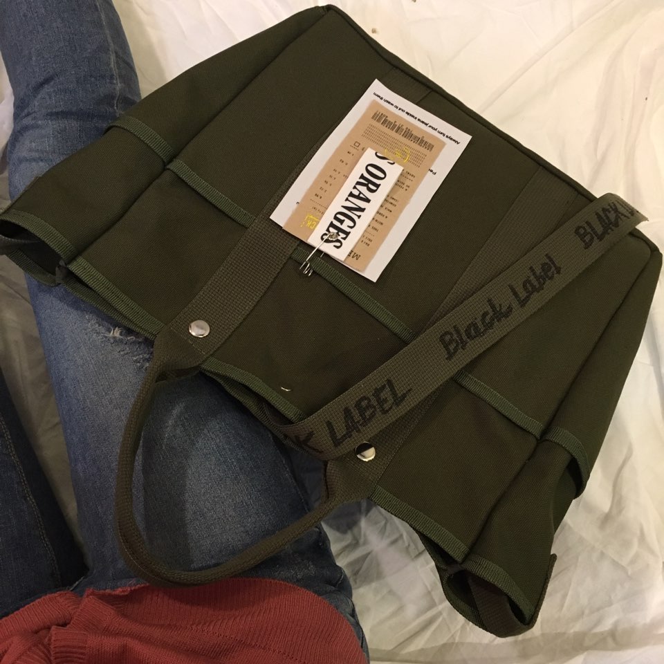 New Women's Bags Black Label Big Back Tote ab C